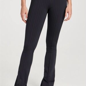Alo Pinstripe Zip It Flare in Size Large